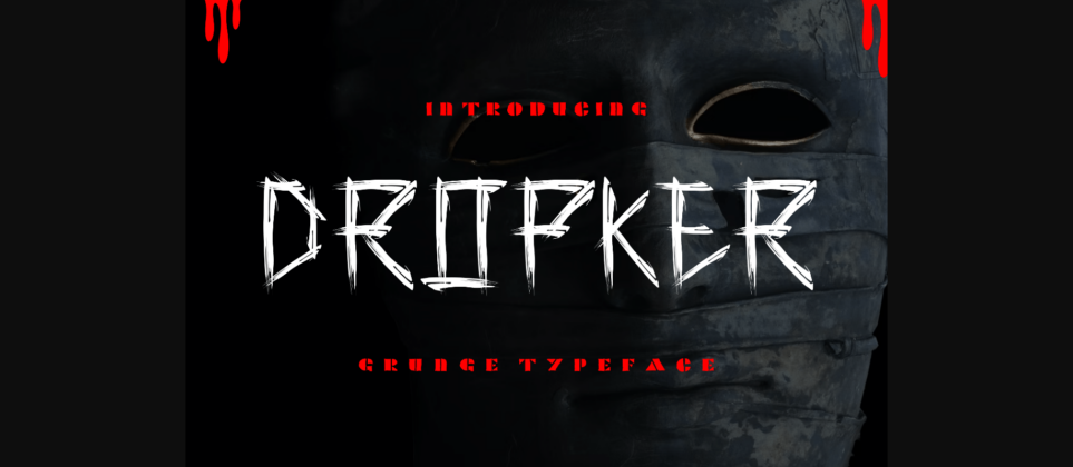 Dropker Font Poster 3