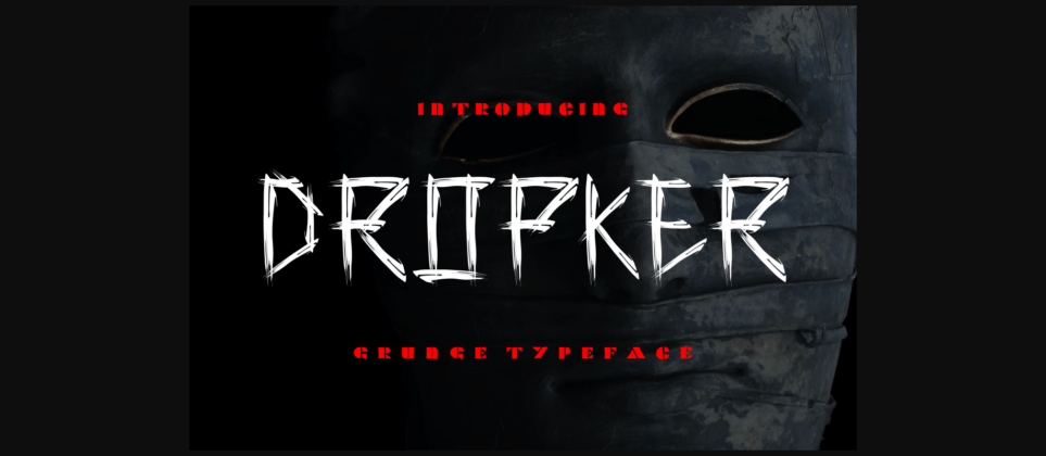 Dropker Font Poster 4