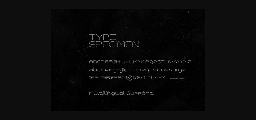 Dropled Font Poster 6