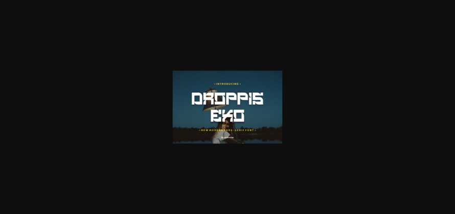 Droppis Exo Font Poster 3
