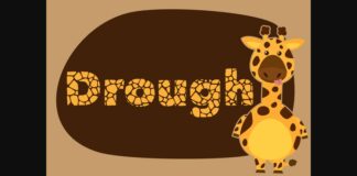 Drought Font Poster 1