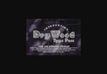 DryWood Font Poster 1