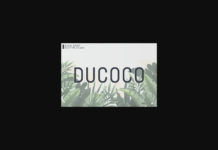 Ducoco Font Poster 1