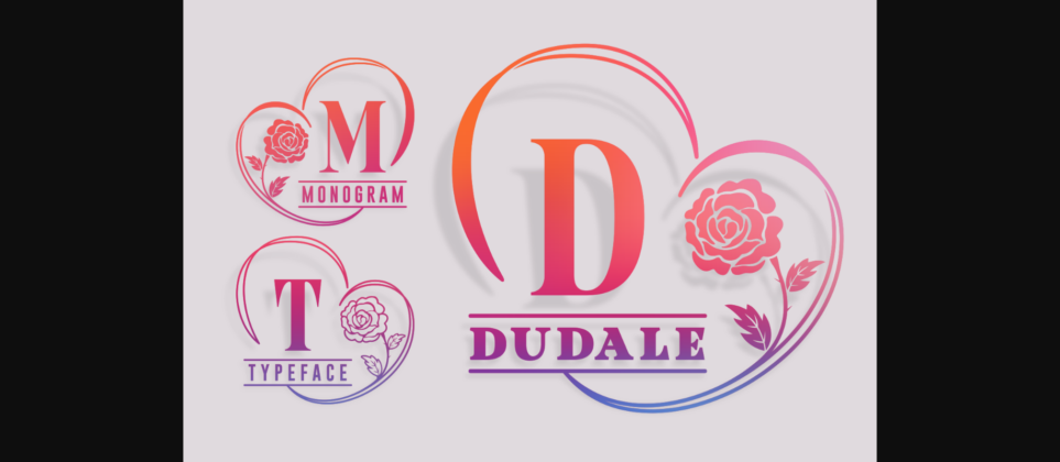 Dudale Font Poster 3