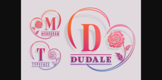 Dudale Font Poster 1