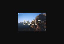 Duelf Font Poster 1