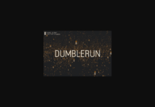 Dumblerun Font Poster 1