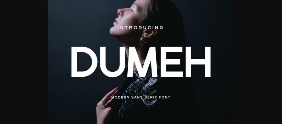 Dumeh Font Poster 3