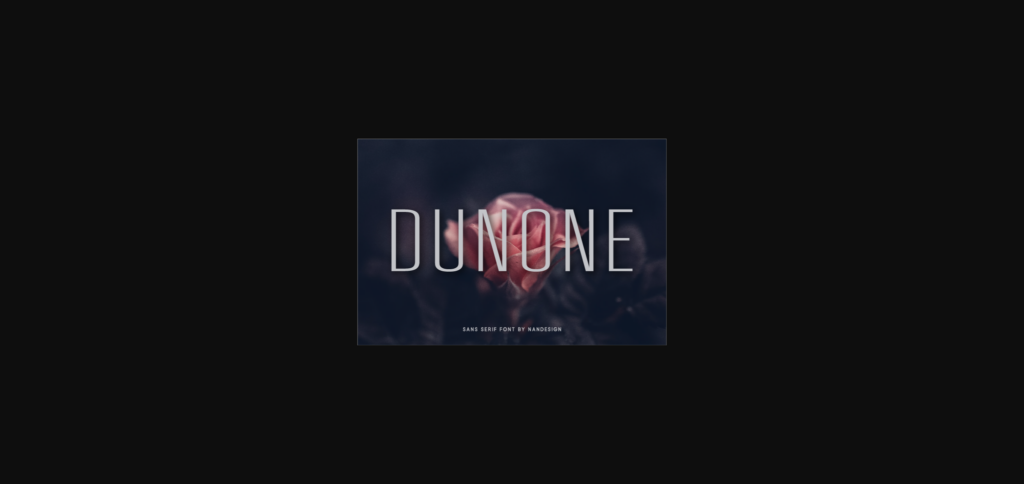 Dunone Font Poster 3