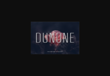 Dunone Font Poster 1