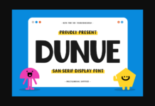 Dunue Font Poster 1