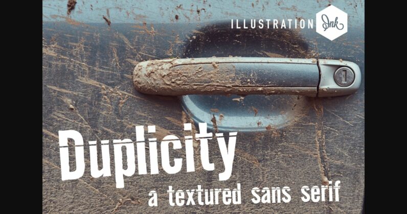 Duplicity Font Poster 3