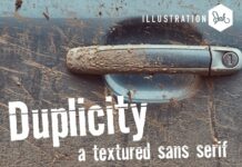 Duplicity Font Poster 1