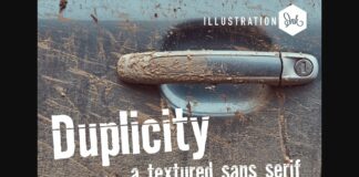 Duplicity Font Poster 1