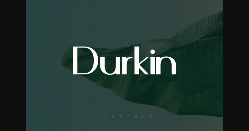 Durkin Font Poster 1