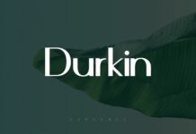 Durkin Font Poster 1