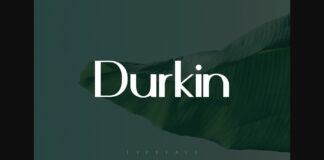 Durkin Font Poster 1