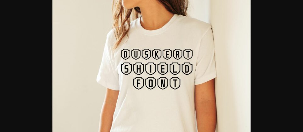 DuskerT Shield Font Poster 5