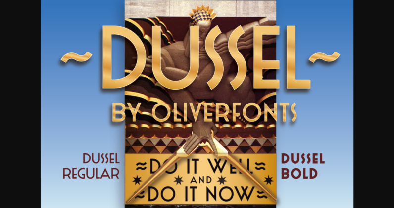 Dussel Font Poster 3