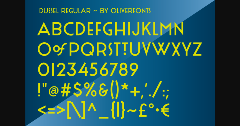 Dussel Font Poster 5