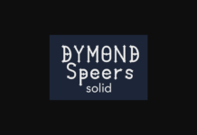 Dymond Speers Solid Font Poster 1