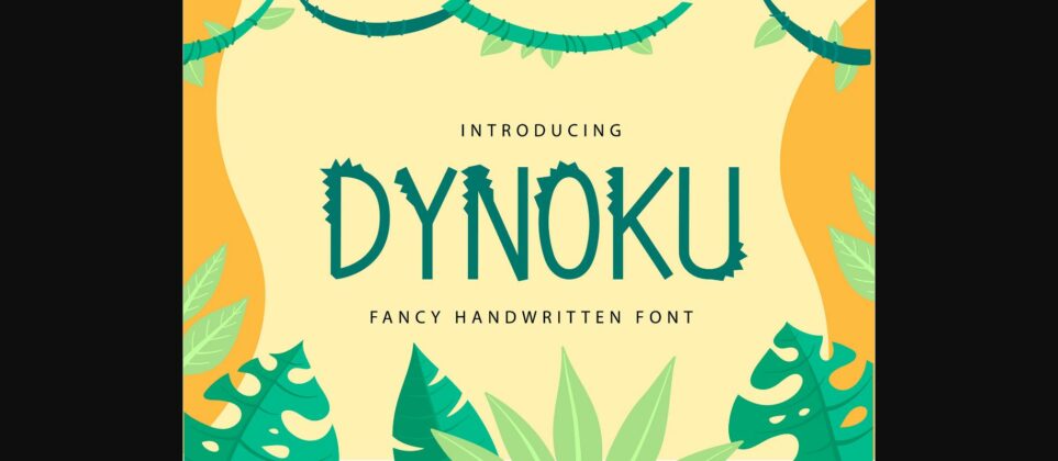 Dynoku Font Poster 3