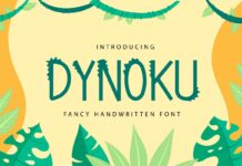 Dynoku Font Poster 1