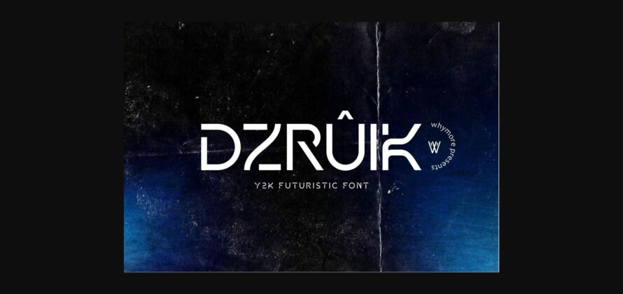 Dzruik Font Poster 1