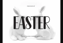 EASTER Font EASTER Font Poster 1