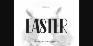 EASTER Font Poster 1