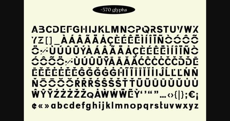 Edion Font Poster 11