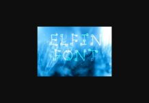 Elfin Font Poster 1