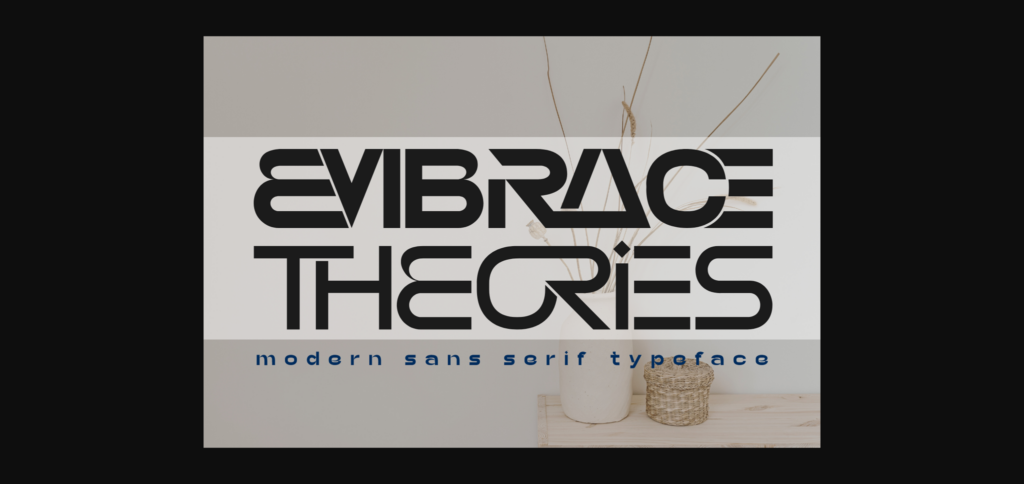 Embrace Theories Font Poster 1