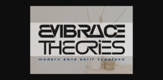Embrace Theories Font Poster 1