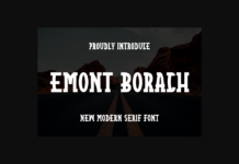Emont Borach Font Emont Borach Font Poster 1