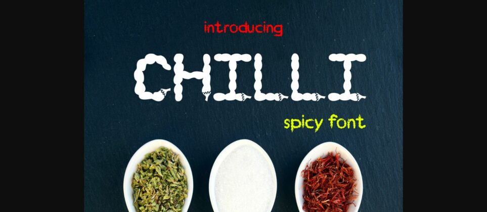 EP Chilli Font Poster 3