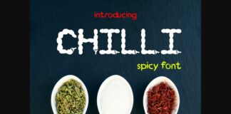 EP Chilli Font Poster 1