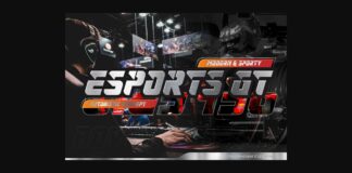 Esports Gt Font Poster 1