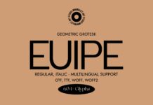 Euipe Font Poster 1