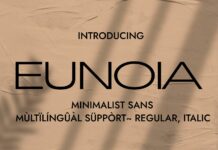 Eunoia Font Poster 1