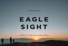 Eagle Sight Font Poster 1