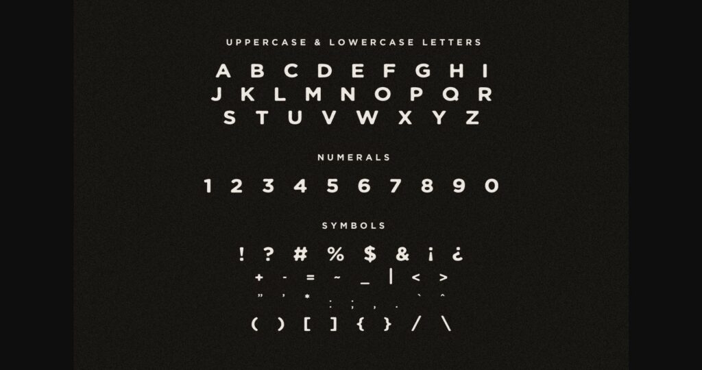 Eagle Sight Regular Font Poster 4