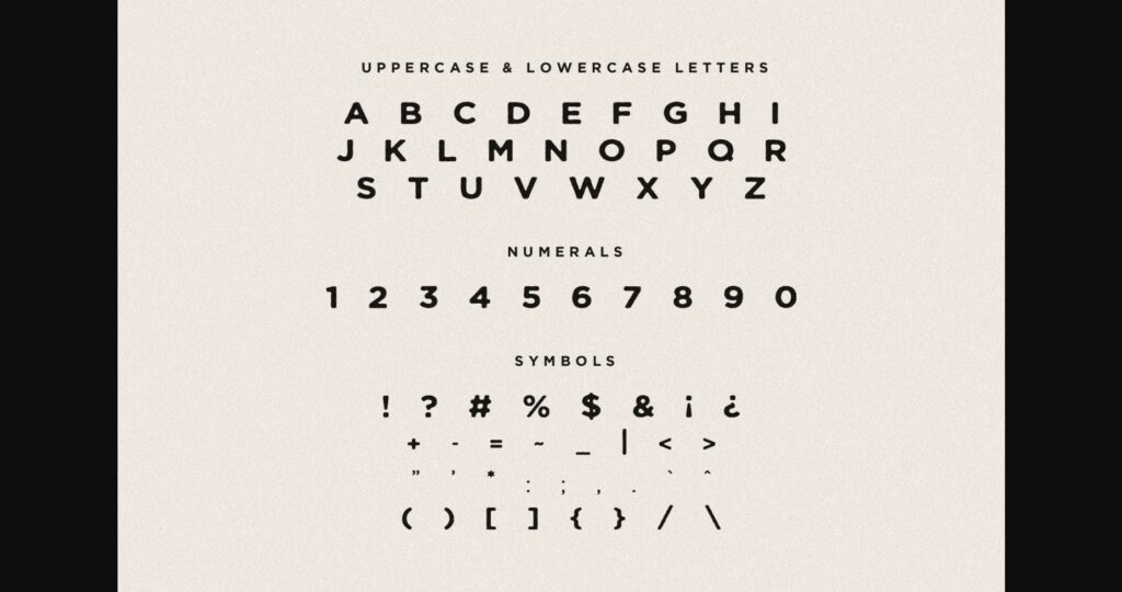 Eagle Sight Rough Font Poster 4