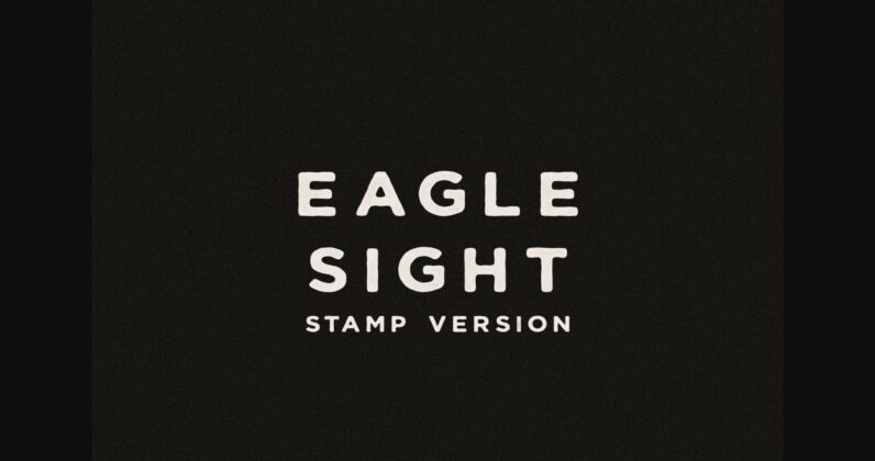 Eagle Sight Stamp Font Poster 3