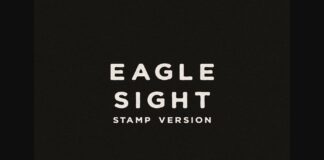 Eagle Sight Stamp Font Poster 1