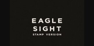 Eagle Sight Stamp Font Poster 1