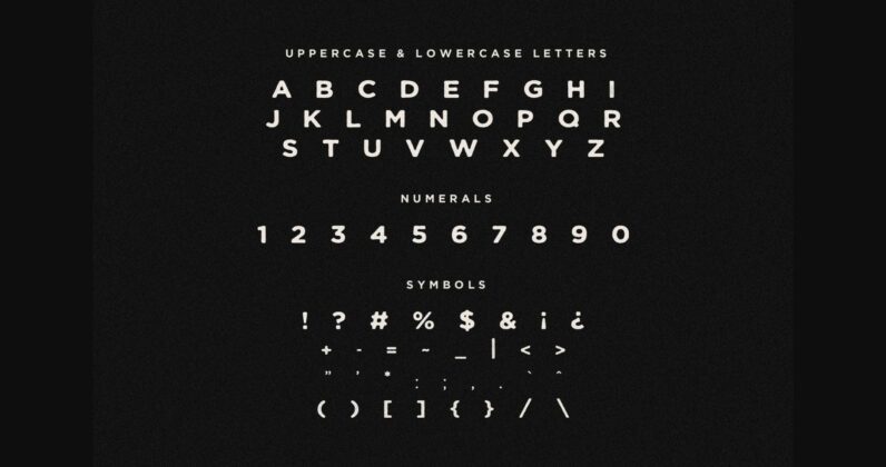Eagle Sight Stamp Font Poster 4