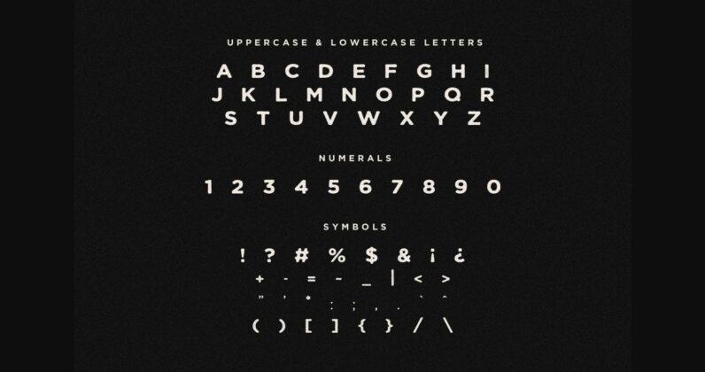 Eagle Sight Stamp Font Poster 4