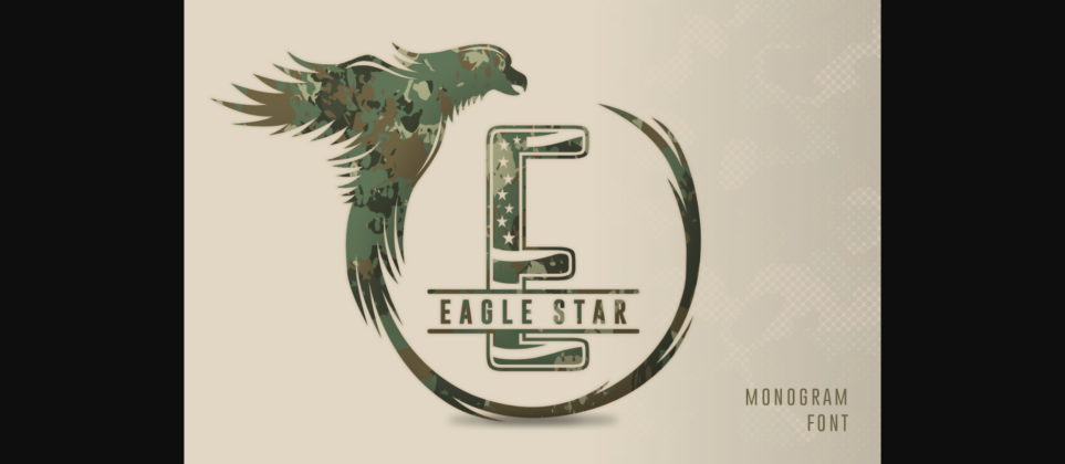 Eagle Star Font Poster 3
