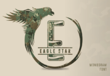 Eagle Star Font Poster 1